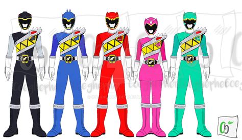 Kyoryuger Dino Charge Rangers By Coeghepher On Deviantart