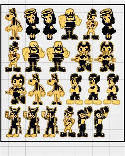 Bendy The Ink Machine Stickers By Thomasinecreations On Etsy Bendy