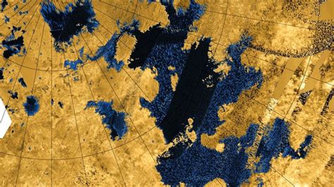 Titan Moons Colossal Methane Seas Bbc News
