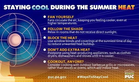 PUC Provides Ways To Stay Cool Beat Summer Heat High Bills Beaver