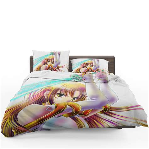 Anime full size comforter set. Sword Art Anime Girl Bedding Set | EBeddingSets