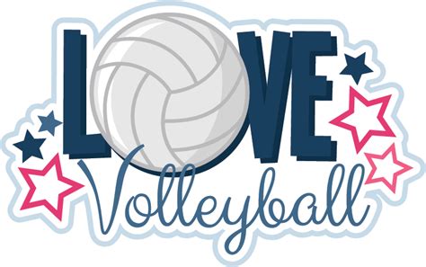 Love Volleyball SVG scrapbook file volleyball svg files volleyball svg cut files cutting files ...