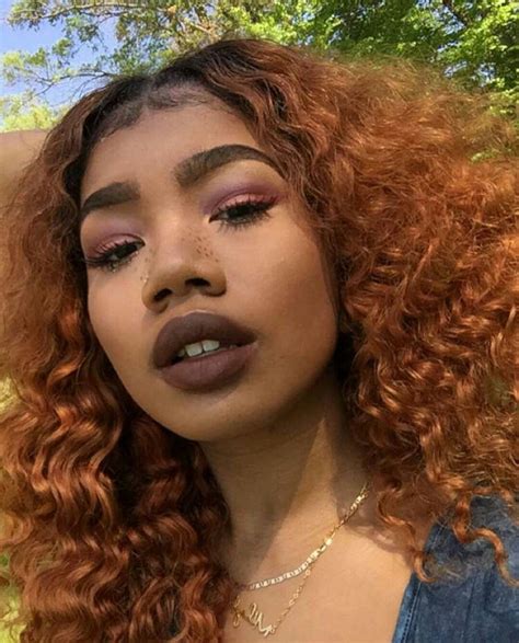 ღ ️ Pinterest Alleseaa ️ღ Orange Hair Natural Hair