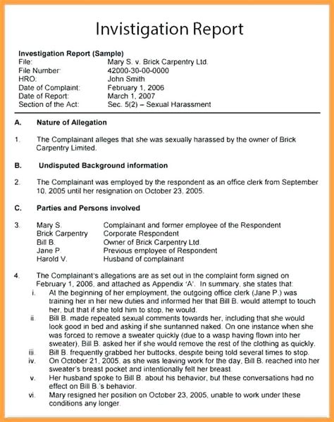 Workplace misconduct is improper employee behavior that's inappropriate for the workplace and negatively impacts their work, environment or peers. Workplace Investigation Report Template (5) - TEMPLATES ...