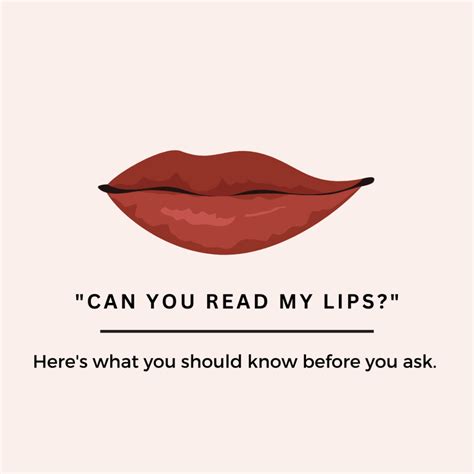 “can You Read My Lips” Ten Things To Know Before You Ask Hdi