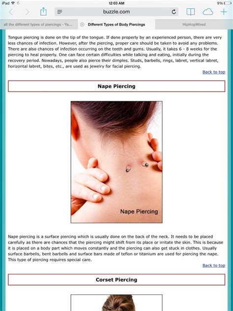 Different Types Of Body Piercings You Can Get Musely