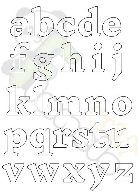 Pin De Flanelo Craft Em Pattern Alphabet Padrões De Estêncil Letras