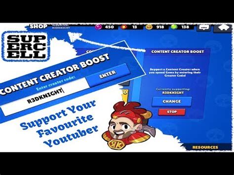 I see many brawlers using the codes to give their name a. Supercell Content Creator Boost - Brawl Stars - YouTube