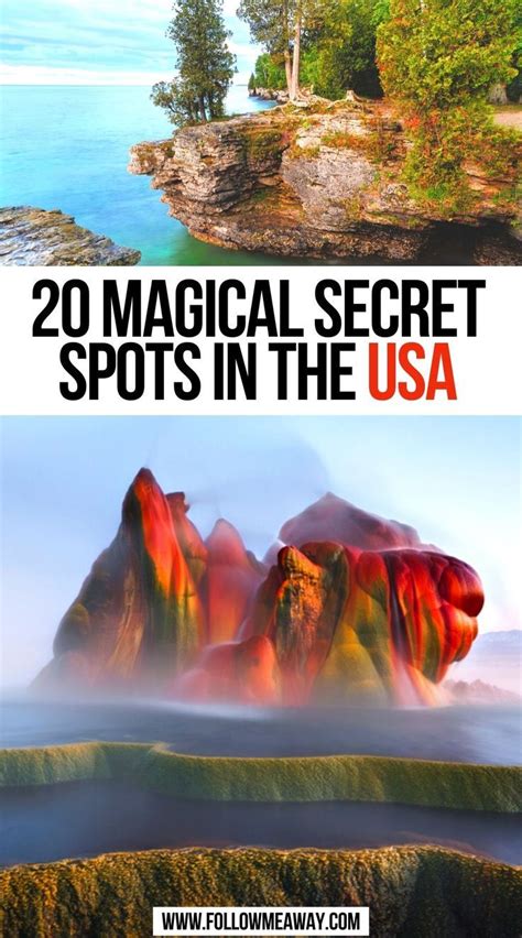 20 Magical Secret Spots In The Usa Hidden Places Secret Places Hidden