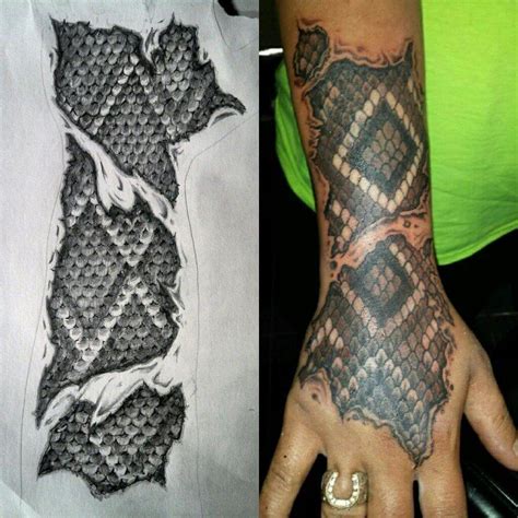 16 Snake Skin Tattoo Designs And Ideas Petpress