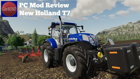 New Holland T7 Farming Simulator 19 Mod Review Youtube