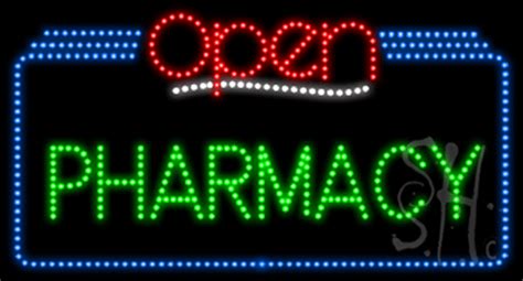 Pharmacy Open Animated Led Sign Pharmacy Led Signs Everything Neon
