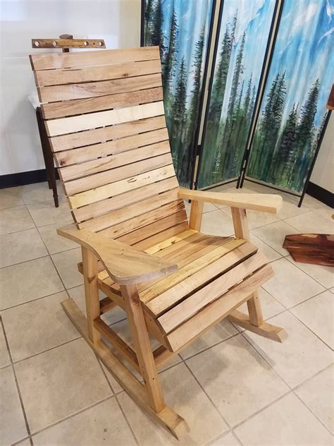 Handmade rocking chairs at Art MoB Studios. | Outdoor chairs, Home