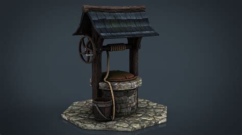 Water Well 3d Cgtrader