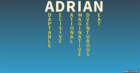 The Meaning Of Adrian Name Meanings