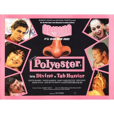John Waters Polyester 1981 Starring Divine Tab Hunter Edith Massey And Mink Stole — In