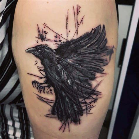100 Inspirational Raven And Crow Tattoo Ideas Ultimate Guide