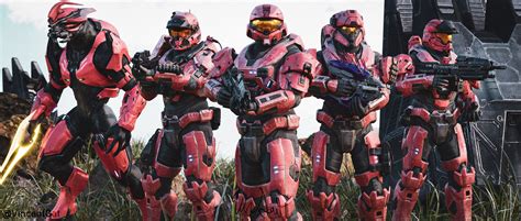 Halo Infinite Multiplayer Fan Art Red Team Halo