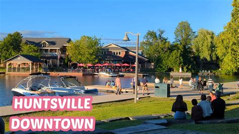 Downtown Huntsville Ontario Canada Walk Huntsville Muskoka Youtube