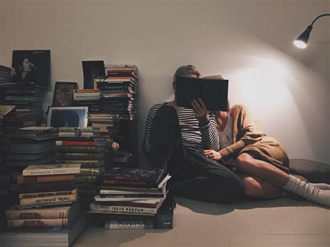 Couple Reading Together Book Lovers Books Relationship