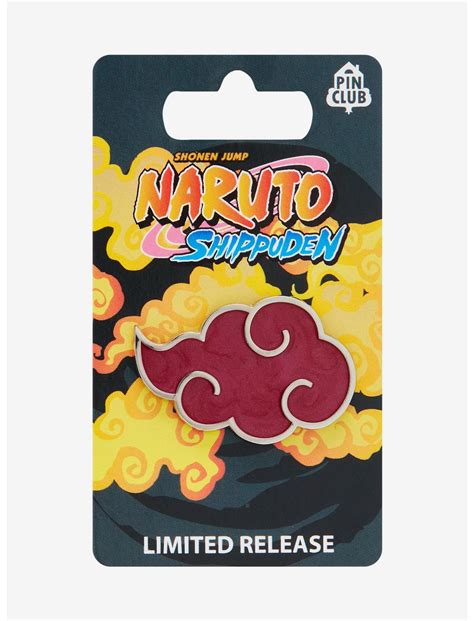 Naruto Shippuden Akatsuki Cloud Pearlized Enamel Pin Boxlunch