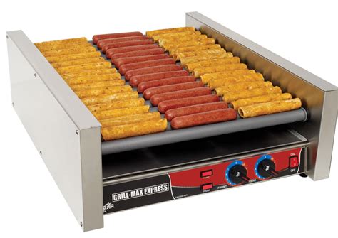 Star X50s Grill Max Stadium Seat 50 Hot Dog Roller Grill W Duratec