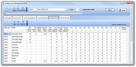 Employee Leave Management System Excel Ms Excel Templates