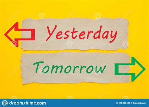 Yesterday Tomorrow Concept Stock Illustration Illustration Of Progress