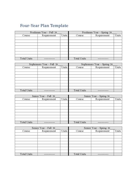 college schedule template   templates   word