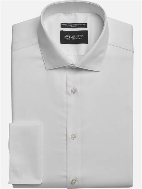 Awearness Kenneth Cole Ultimate Performance Slim Fit Spread Collar