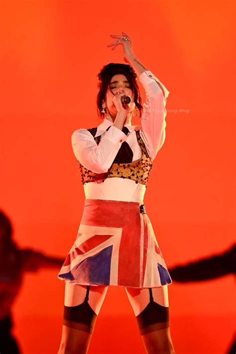 Dua Lipa Performs On Stage At The BRIT Awards In London 96 Photos