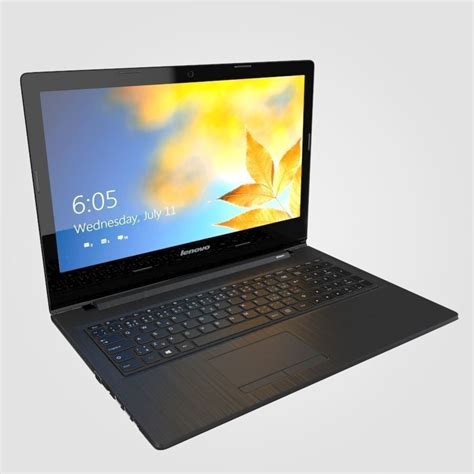 Lenovo Laptop 3d Model Max Fbx