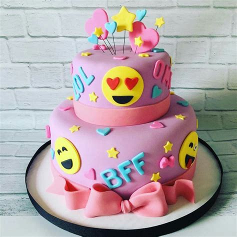 Emoticons Emoji Birthday Cake Birthday Cake With Photo Emoji Cake