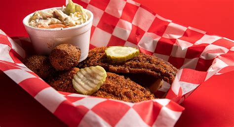 It was done quickly service was great. Nashville-Style Hot Chicken at Hot Cluckers Springfield MO