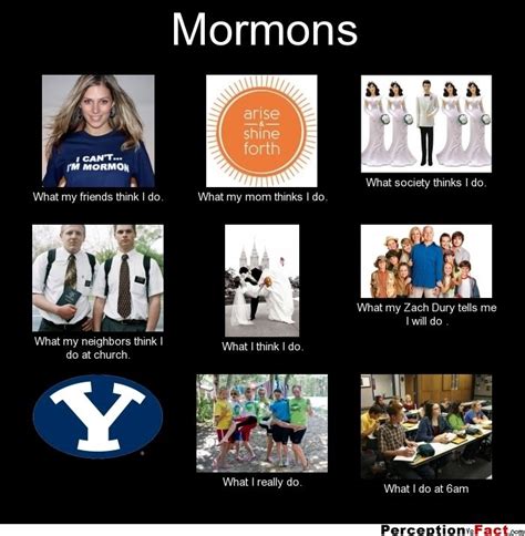 mormons what people think i do what i really do perception vs fact mormon perception