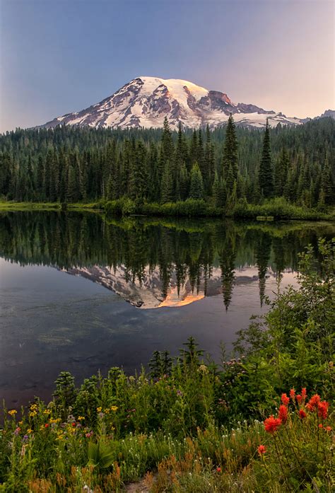 Mt. Rainier Sunrise Reflections - Outdoor Photographer