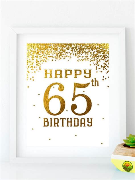 Free Printable 65th Birthday Cards Printable Templates