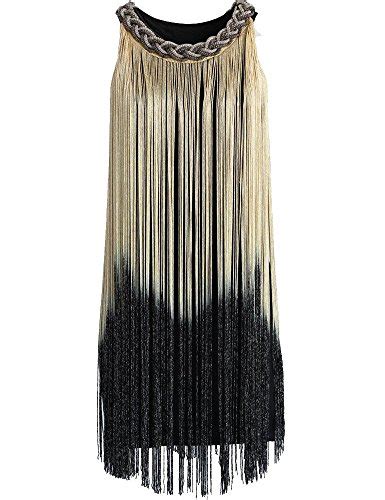 stunning stage dance costume tiered tassel v neck fringe dress 1920s great gatsby dress flapper