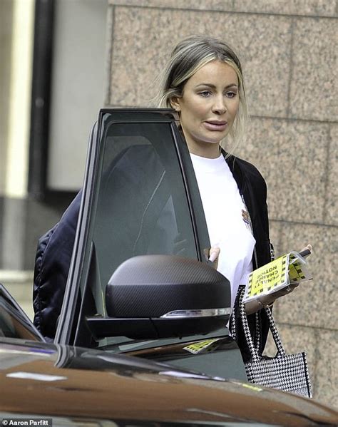 Olivia Attwood Looks Unimpressed As Shes Hit With A Parking Ticket In