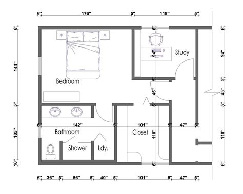 Over 300 block house & cottage plans with basement floor and terrace, plus construction cost estimate. 25 Best Simple Master Suite Floor Plan Ideas - House Plans ...