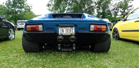 Severely Modified Detomaso Pantera With A Superbly Accurate License