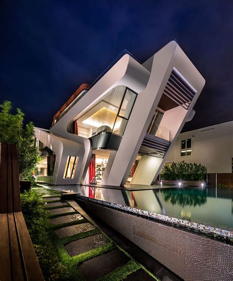 Casa Con Diseño Contemporáneo En Singapur Arquitectura Vía Ardecocr