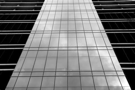 Pattern Of Modern Glass Windows Building Skyscrapers Stock Photo