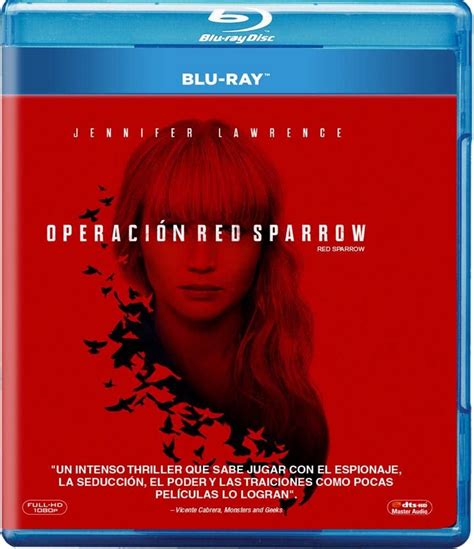 Operación Red Sparrow [blu Ray] Jennifer Lawrence Joel Edgerton Matthias Schoenaerts