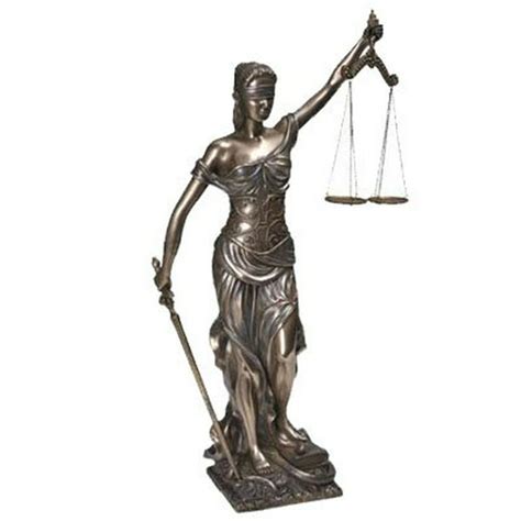 18 Blind Lady Scales Of Justice Statue Lawyer Attorney Judge Figurine