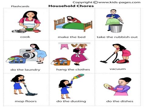 Household Chores Clipart 3 Wikiclipart