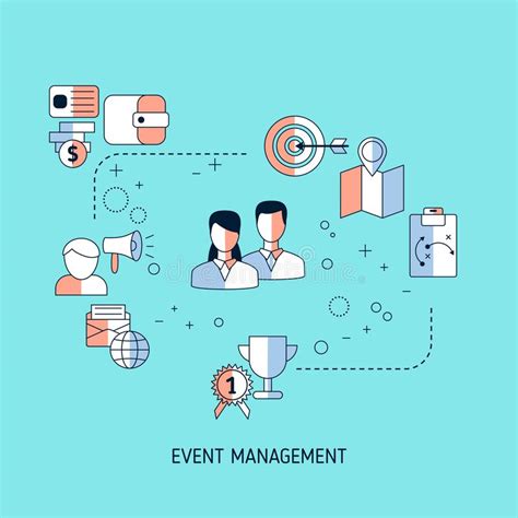 Event Management Concept Stock Vector Illustration Of Goal 159824317