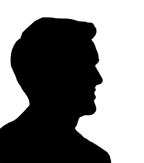Male Silhouette Face Png Discover And Download Free Male Silhouette