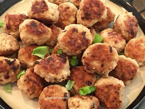 Mini Turkey Meatballs Supper Plate Delicious Dinners On A Budget