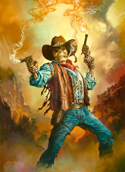 Western Gunslinger Art